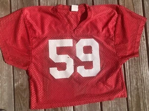 A4 Youth 100% Polyester All Porthole Practice Jersey NB4190 Red #59 L XL - Picture 1 of 5