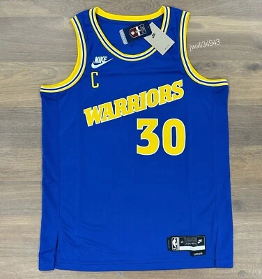 Camiseta deportiva Nike Steph Curry Golden State Warriors Swingman para hombre NBA clásica de madera dura Foto 1 de 4
