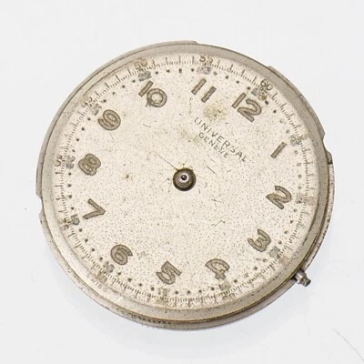 Universal Geneve 267 Movement w/ Dial Pre-Owned As Shown Not Running Parts - Image 1 of 3