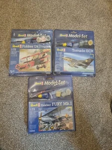 3x Flugzeugmodell Revell Modelle Sets! NAGELNEU UND VERSIEGELT!!! Fury, Tornado Dr.1 - Bild 1 von 6