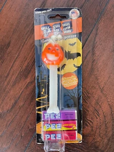 Dispensador Pez 2010 Halloween Pumpkin Jack-O-Lantern Brilla en la Oscuridad en Paquete - Imagen 1 de 9