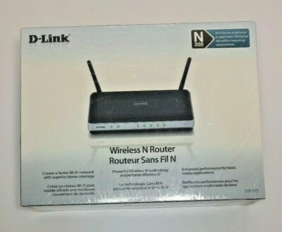 Wireless Router D LINK 4 Port 10/100 N300 DIR615 N Router New - Image 1 of 4