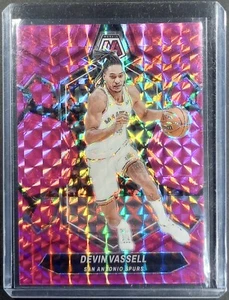 2023-24 Panini Mosaic Devin Vassell #154 Mosaic Pink Prizm /149 - Picture 1 of 3