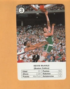 Kevin McHale Boston Celtics 1988 Fournier NBA Estrellas #3 Salón de la fama Minnesota 8U - Imagen 1 de 2