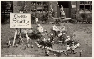 (ao74) The Old Smithy Godshill - Isle of Wight Postcard - Bild 1 von 2