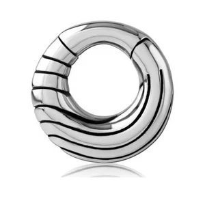 Anneau acier clicker The Wave - Photo 1/3