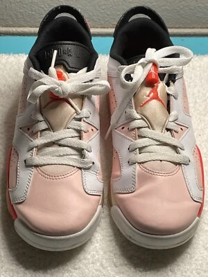 Кроссовки ретро Nike Air Jordan 6 Low Atmosphere GS размер 6,5 Y 768878-102  - Изображение 1 из 4