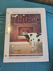 Mathematisch denken, Bücher a la Carte Ausgabe von Robert Blitzer (2018,... - Bild 1 von 5