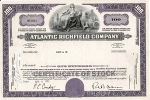 Atlantic Richfield Aktienzertifikat 100 Aktien wandelbar - Bild 1 von 3