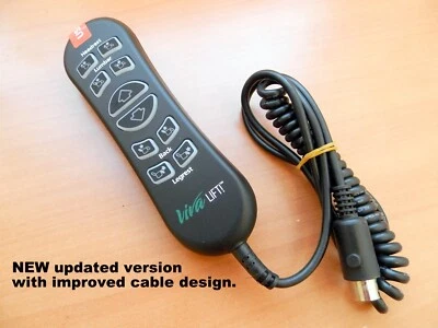 Pride Mobility Viva Silla Elevadora 10 Botones 5pin Mando a Mano Control Remoto CTL1707190 NUEVO Foto 1 de 4