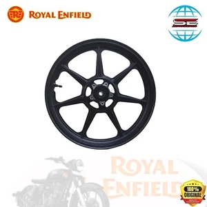 Royal Enfield genuine rear alloy rim sub assembly black for interceptor 650 - Foto 1 di 5
