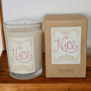 Anthropologie Nice Candle Illume 6.2 Oz Tahitian Vanilla Spun Sugar Coconut Crea - Picture 1 of 9
