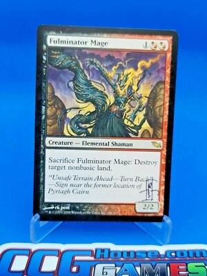 Fulminator Mage - Shadowmoor SIGNED by RK Post Magic MTG (A) *CCGHouse* - Image 1 of 4