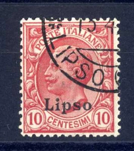 EGEO LIPSO 1912 - Serie ordinaria 10 c. - Effigie di Vittorio Emanuele III tipo - Imagen 1 de 1