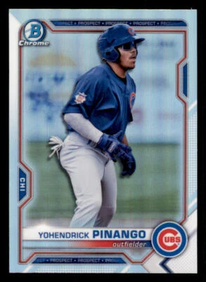 2021 Bowman Chrome Draft Refractors #BDC25 Yohendrick Pinango - Image 1 of 2