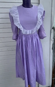 Vintage 1980er Yves Saint Laurent Babydoll Kleid Cottagecore Kawaii Lolita 12T - Bild 1 von 12