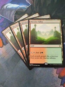 Mossfire Valley x 4 | 7% di sconto 2+ | Karlov Manor | quasi nuovo | MTG - Foto 1 di 1