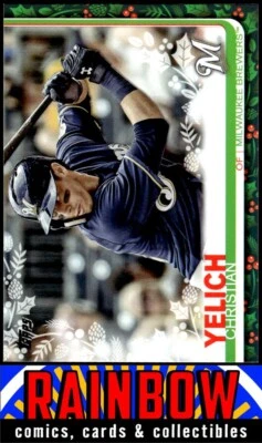 2019 Topps Holiday #HW72 Christian Yelich - Image 1 of 2