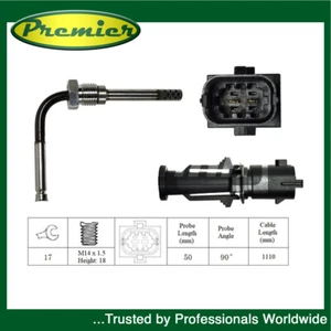 Sensore temperatura gas scarico Premier adatto a Saab 9-3 9-3X 1.9 TiD 1.9 TTiD #2 - Foto 1 di 2