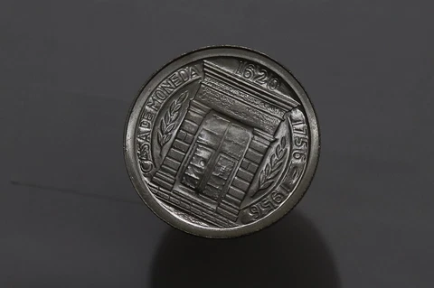 🧭 🇨🇴 COLOMBIA 1956 SILVER PESO POPAYAN MINT ANNIVERSARY SCARCE HIGH GRADE B58 Cover