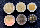 Ecuador 3 Coins Set 100, 500, 1000 Sucres UNC World Coins