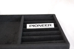 PIONEER Original Logo Budge USED Turntable Parts+ Decorative Box - Picture 1 of 11
