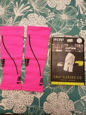 CEP Men's Pro+ Night Neon Calf Sleeves Performance Crossfit  Choose Color & Size - Image 1 of 4