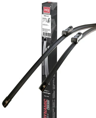 Wiper Blades Fit VW e-Golf BE1 2014-up HQ Front Wipers 2pcs from HQ Automotive - Image 1 of 4
