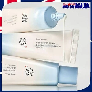 3PK BEAUTY OF JOSEON Relief Sun Aqua-Fresh Rice + B5 50ml SPF50+ PA+++ Sunscreen - Picture 1 of 7