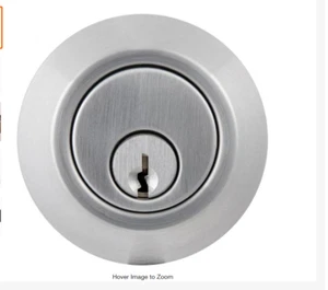 Universal Hardware Commercial 2-3/4 in. Single Cylinder Satin Chrome Heavy-Duty - Picture 1 of 3