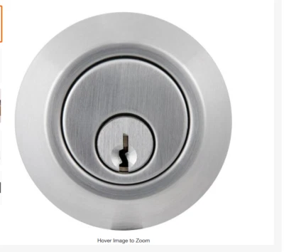 Universal Hardware comercial 2-3/4 pulgadas Cromo satinado monocilíndrico de alta resistencia  Foto 1 de 3