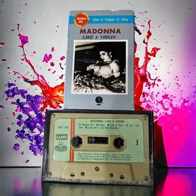 Madonna Like A Virgin Cassette Korea Import Korean - Image 1 of 4