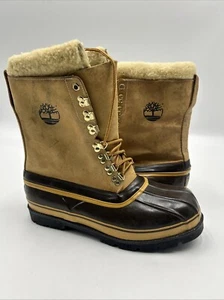 Stivali da neve isolati vintage TIMBERLAND 80 rari da uomo taglia 11 MADE IN KOREA - Foto 1 di 9