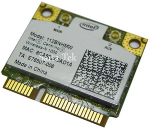 New Intel Centrino WiFi Link Wireless-N 1000 (112BNHMW) 802.11b/g/n PCIe Half - Picture 1 of 3