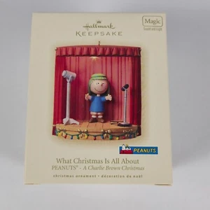 Hallmark Keepsake What Christmas Is All About A Charlie Brown Christmas 2007 - Picture 1 of 4
