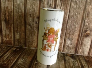 HOLLY HOBBIE VASE - VINTAGE 1970s VASE - MADE in JAPAN - PORCELAIN - Imagen 1 de 9