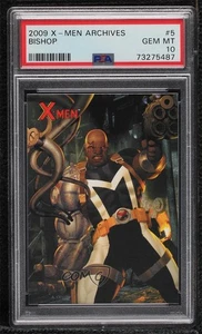 2009 Rittenhouse Marvel X-Men: Archives Bishop #5 PSA 10 GEM MT 0nr3 - Picture 1 of 3