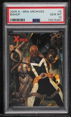 2009 Rittenhouse Marvel X-Men: Archives Bishop #5 PSA 10 GEM MT 0nr3 - Image 1 of 3