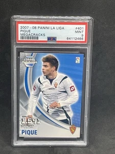 2007-08 Panini Megacracks MGK La Liga Mega Revelaciones Gerard Pique PSA 9 SP - Picture 1 of 2