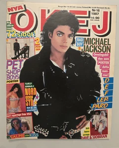 Mochael Jackosn /Kiss/Kim Wilde/ Madonna / Vanity/Patrick Swayze - OKEJ -18/1987 - Bild 1 von 24