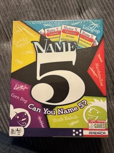 Endless Games, Name 5 Brettspiel, Kinder ab 12+ Made in America Neu im Karton - Bild 1 von 5
