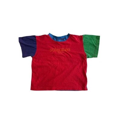 Top corto Guess Jeans vintage para niña  Foto 1 de 4