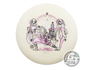 USED Infinite [OAKLEY] Glow P-Blend Alpaca 175g White Pink Foil Putter Golf Disc - Picture 1 of 2