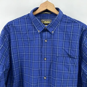 Cabela’s Herren XL Button Down Hemd blau kariert langarm - Bild 1 von 9