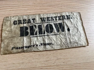SS GREAT WESTERN BOARDING TICKET - 1840S OR 1850S - BRUNEL - Picture 1 of 6