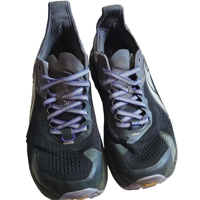Altra Women Olympus 5 AL0A7R74020 Black Purple Trail Hiking Running Shoes 8 READ - Image 1 of 4