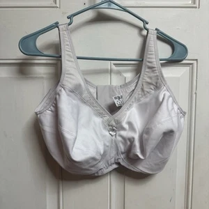 Glamorise Full Coverage Bra 42F Wire Free Unlined Cup CG210 - Picture 1 of 5