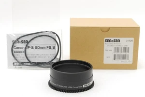 [Sin usar] Equipo de enfoque Sea Sea para lente macro Canon EF-S 60 mm F2,8 USM de JAPÓN - Imagen 1 de 24