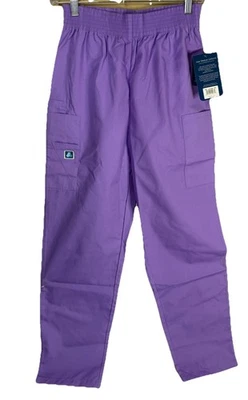 Adar Women’s Extra Small Purple Medical Scrub Pants Comfort Stretch Wear - Image 1 of 4