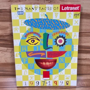 RARE The Many Faces of Letraset 1997-1998 Catalog of Fonts Pantones Design VTG - Bild 1 von 19
